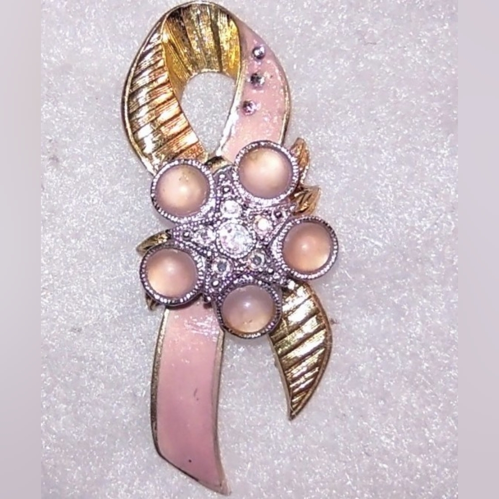 Pink Ribbon Breast Cancer Awareness Tac Pin
